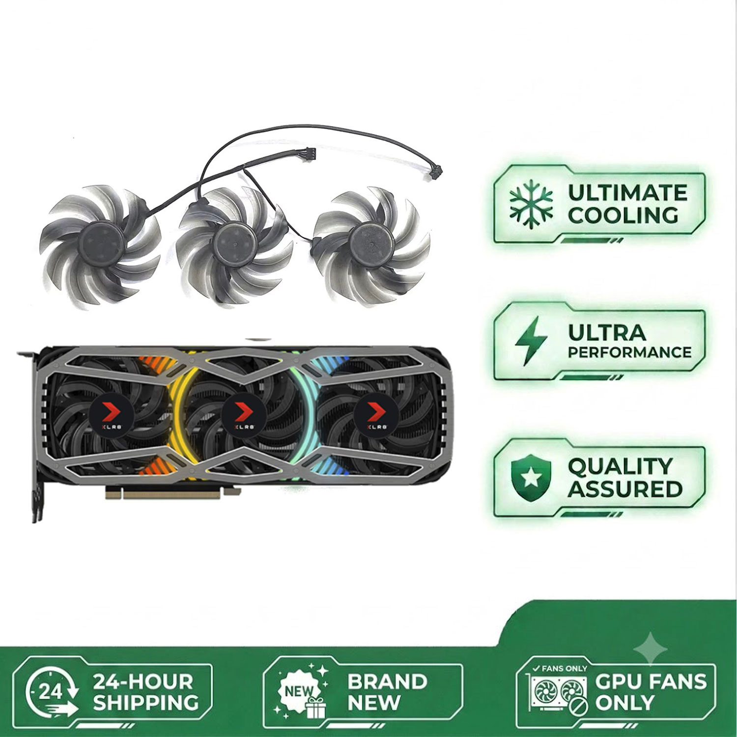 NUEVO Ventilador de GPU de 82  - Rtx 3090 24Gb Graphics Card reseña y precio