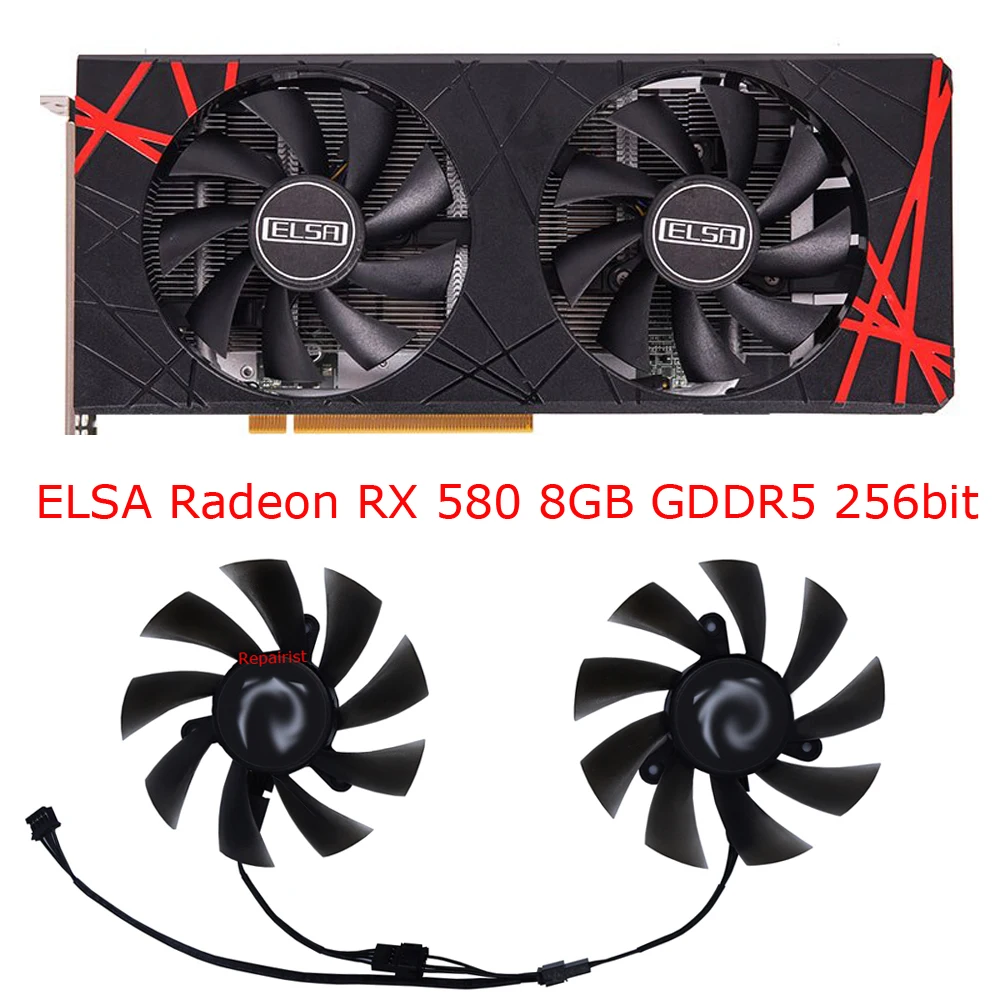 Ventilador de tarjeta gráfica  - Rx 580 8Gb 2048Sp Gpu reseña y precio