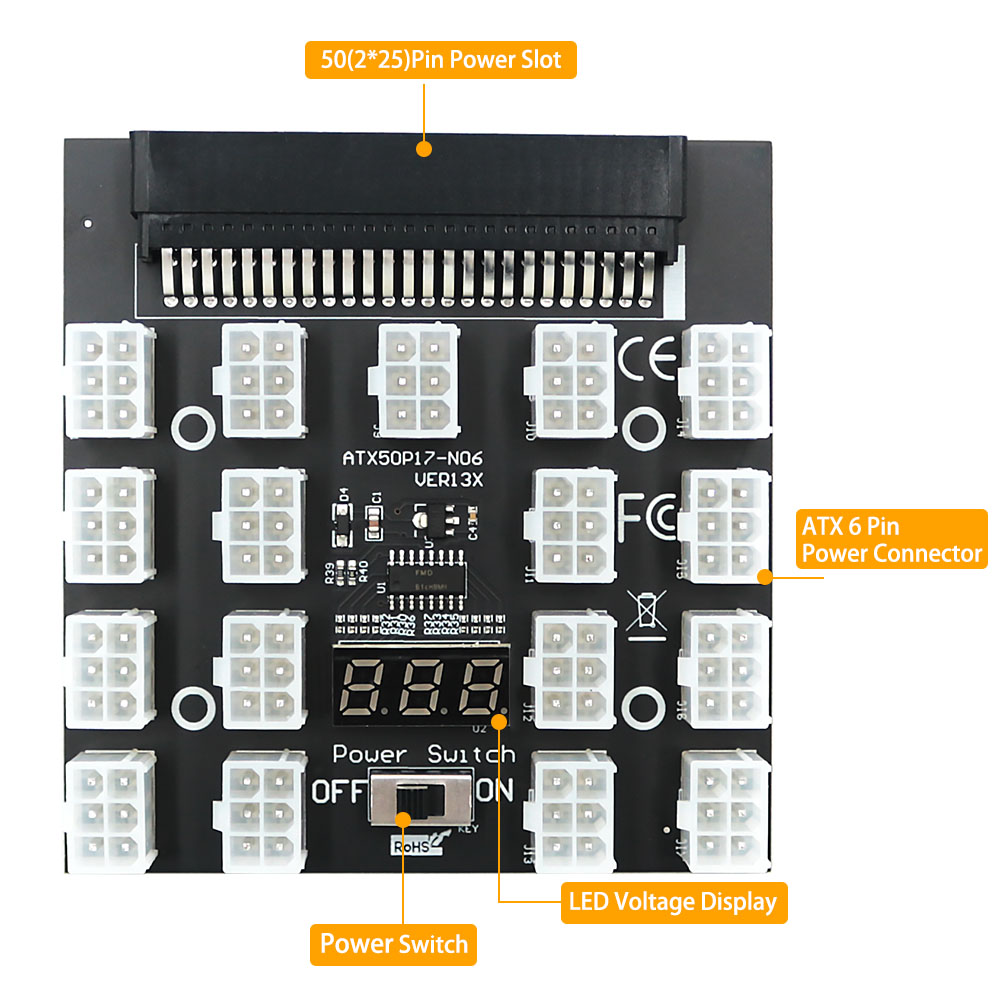 Para DELL 750W 1100W 1600W 200 - 2400W Server Psu Breakout Board reseña y precio